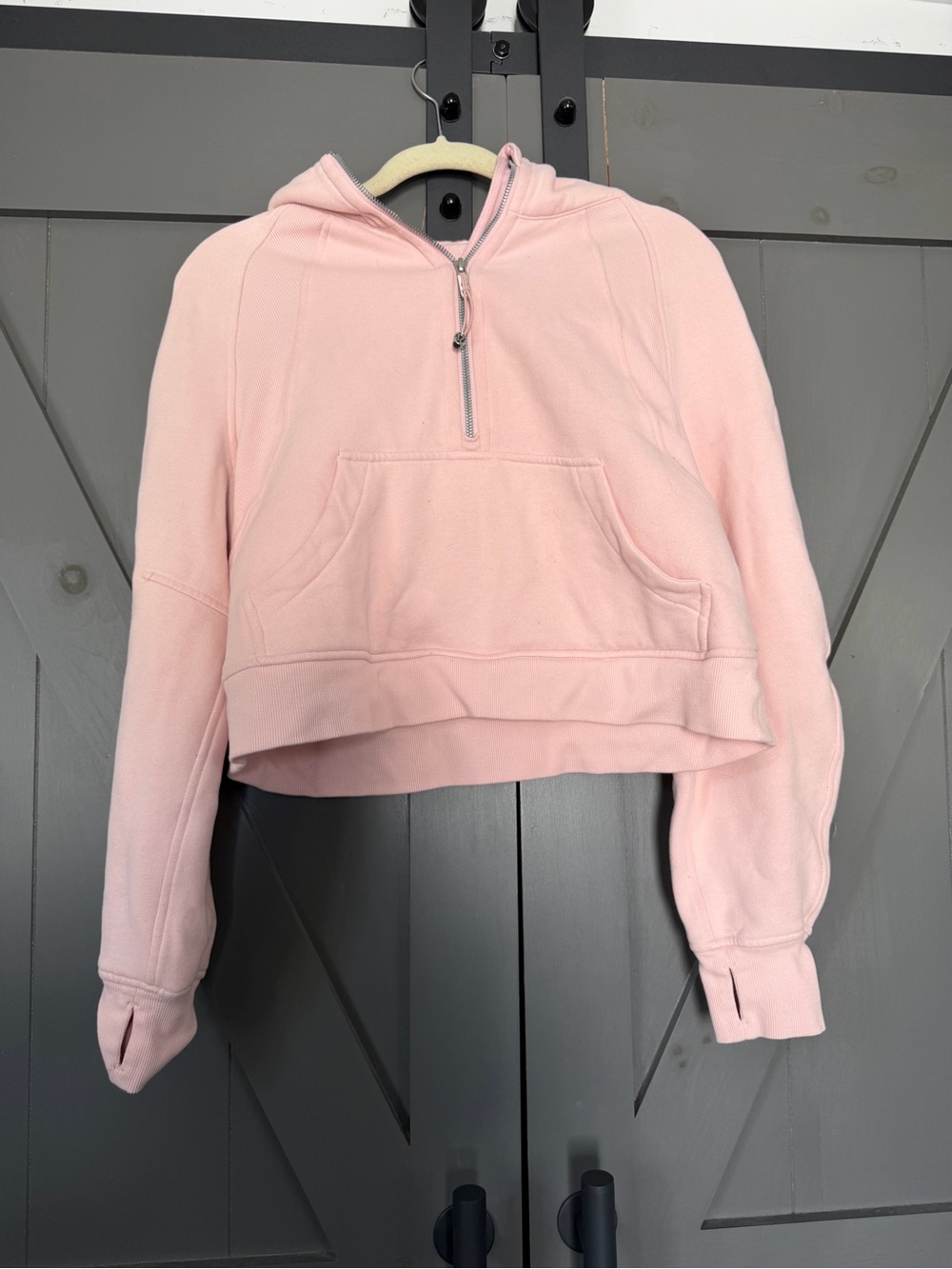 Lululemon Scuba Oversized Half Zip Hoodie Pink XS/S